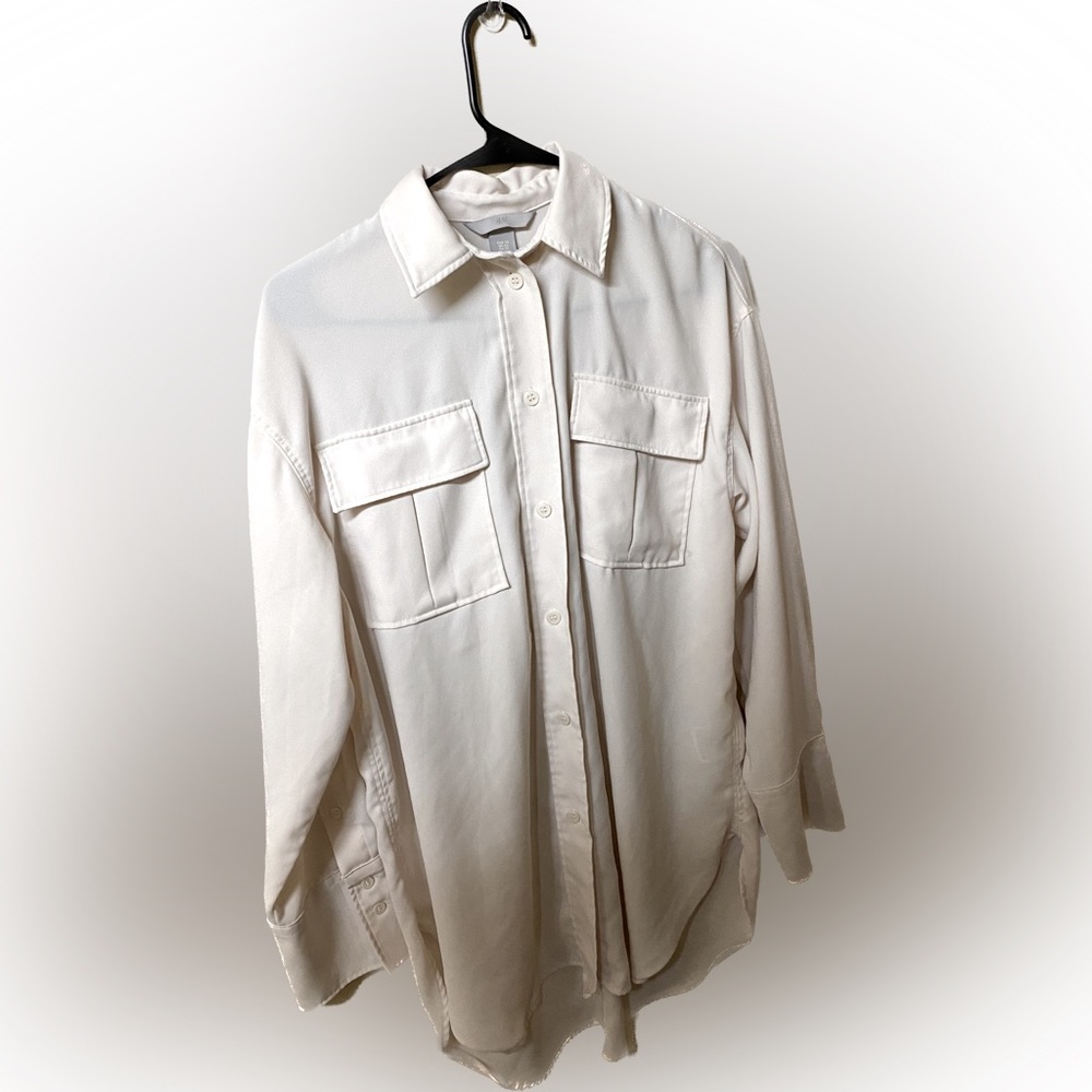 Cream Button-Up